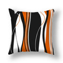 Axyaa Red Geometric Pillowcase Abstract Pachwork Cushion Cover Square Home Decor