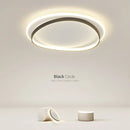 Axya Modern LED Ceiling Chandelier Black Gold Indoor Lighting Fixtures