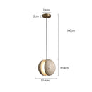 Axyaa Yellow Cave Stone Pendant Light - Nordic Wabi Sabi Style