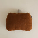 Axyaa Cozy Pumpkin Pine Cone Throw Pillow - Caramel Cream