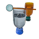 Colorful Glass Bowl Set for Desserts by Axyaa