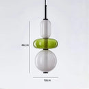 Axyaa Candy Glass Chandelier Pendant Light for Loft Living Dining Room
