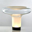 Axyaa Nordic Glass LED Table Lamp: Stylish Night Light for Home and Study