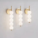 Axyaa Gold LED U-shaped Wall Lamp Sconce for Minimalist Bedroom Decor