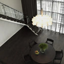 Axyaa Silk Pendant Lamp: Modern Art Lighting Fixture for Bedroom, Living Room & Tea Room