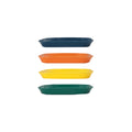Axyaa Snack Plate Set for Home, Camping, Weddings - Reusable & Durable - 4/8/12pcs