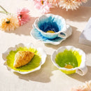 Axyaa Ceramic Butterfly Flower Coffee Cup: Elegant 3D Relief Floral Mug for Tea & Coffee