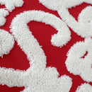 Embroidery Christmas Throw Pillowcase Elk Red Decoration Square Pillowcases by Axyaa