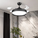 Axyaa Modern Ceiling Fan with Invisible Blades and Full Light Integration