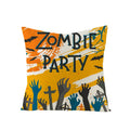 Halloween Anime Linen Cushion Cover for Home Decor by Axyaa