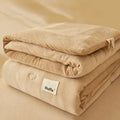 Axyaa Plaid Milk Velvet Winter Blanket | Single & Double, Thick, Feather Core | Spring & Autumn Blanket