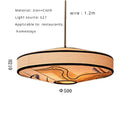 Axyaa Southeast Asia Fabric Pendant Lamp Farmhouse Light Fixtures