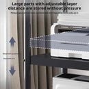 Axyaa Printer Stand Rack Vertical Cabinet Shelf for Kitchen Microwave Audio Video Media