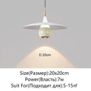 Axyaa UFO Pendant Light Saucer Design LED Hanging Lamp for Home Decor