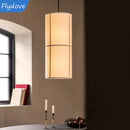 Axyaa Wabi Sabi Fabric Pendant Chandelier for Villa Restaurant Parlor Lighting