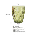 Axyaa 240ml Water Glass Set for Cold Drinks, Family and Friends Party