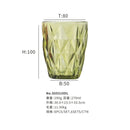 Axyaa 240ml Water Glass Set for Cold Drinks, Family and Friends Party
