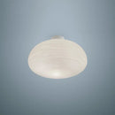 Axyaa Milky White Glass Cocoon Ceiling Light for Home Décor.
