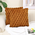 Axyaa Winter Plush Cushion Cover - Sofa Bed Room Decor Pillowcase