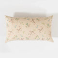Axyaa Flower Pattern Linen Cotton Pillow Covers for Home Decor