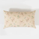 Axyaa Flower Pattern Linen Cotton Pillow Covers for Home Decor