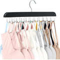 Axyaa 20-Hook Wooden Clothes Hanger Organizer