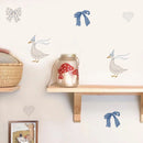 Vintage Goose Storybook Nursery Wall Decal by Axyaa, Peel and Stick Removable Stickers