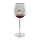 Axyaa 10oz 3D Shark Red Wine Goblet Cup in Pink, White, Blue, Grey
