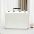 Axyaa 3 Color Makeup Case with Mirror, Lights, and LED Jewelry Box Organizer