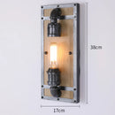 Axyaa Industrial Style Wooden Wall Light for Home Decor