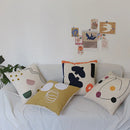 Axyaa Embroidered Cat Pillowcase for Sofa Home Decor and Living Room Cushions