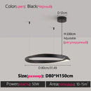 Axyaa 2024 Ring LED Chandelier Modern Minimalist Luxury Light