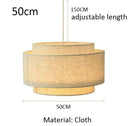Axyaa Nordic Fabric Chandelier - Modern Minimalist Lighting Fixture