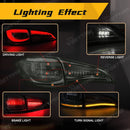 Axyaa Tail Lamps for Toyota Vios 2018-2023 LED Running Reverse Turn Signal Brake Lights