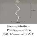Axyaa Minimalist LED Restaurant Pendant Light for Modern Nordic Interior Lighting Fixtures
