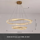 Axyaa Gold Metal LED Dimmable Ceiling Light with K9 Crystals