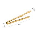 Axyaa Stainless Steel BBQ Tongs with Non-Slip Handle for Home Cooking