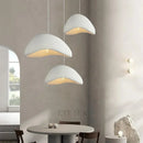 Axyaa Nordic Minimalist Chandelier LED Hall Pendant Lights for Wabi-sabi Style Living Room