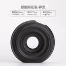 Axyaa Ceramic Donut Vase Black Oval Hollow Minimalist Wedding Decor Fashion Home