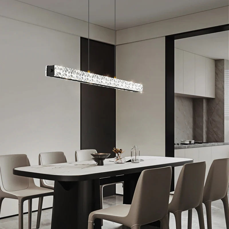 Axyaa Dining LED Chandelier - Elegant Italian Minimalist Style