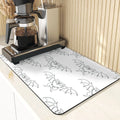 Axyaa Spider Coasters Halloween Absorbent Mats for Countertop Non-Slip Mats
