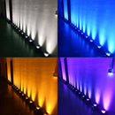 Axyaa 6x18W LED RGBAW+UV Par Light Battery Handle for Events