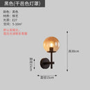 Axyaa Nordic Glass Ball LED Wall Sconce Modern Bedroom Bathroom Stair Light