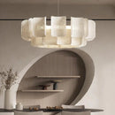 Axyaa Nordic LED Chandelier | Minimalist Acrylic Lamp for Living Room, Bedroom, and Lobby