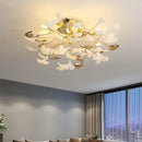 Axyaa Ginkgo Leaf Bedroom Lamp: Elegant Post-modern Ceiling Light for Romantic Ambiance