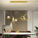 Axyaa Modern Minimalist LED Pendant Lights Remote Control Chandelier
