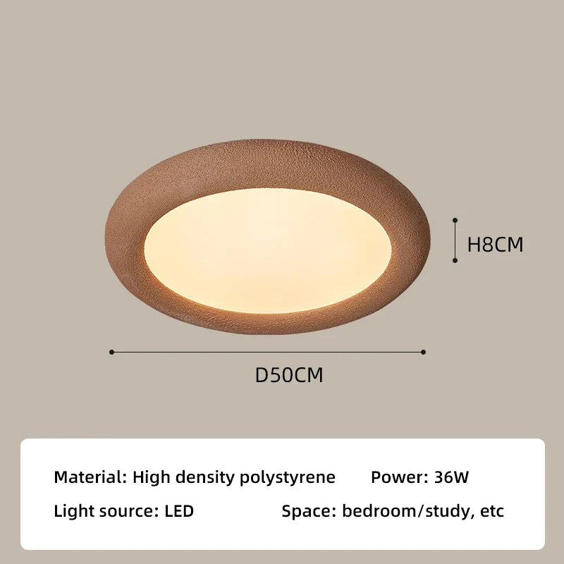 Axyaa Wabi Sabi LED Ceiling Light for Modern Home Decor