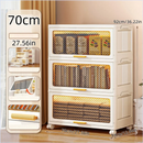 Axyaa Foldable Flip-Top Storage Cabinet: 3-6 Tier Kitchen/Bathroom/Living Room Organizer