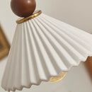 Axyaa Ceramic Wood LED Pendant Lamps | Home Decor Hanging Light Fixtures