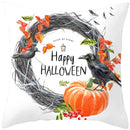Axyaa Halloween Pumpkin Cushion Cover 18x18 - Farmhouse Throw Pillow for Home Decor